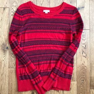 Red merona (target) sweater